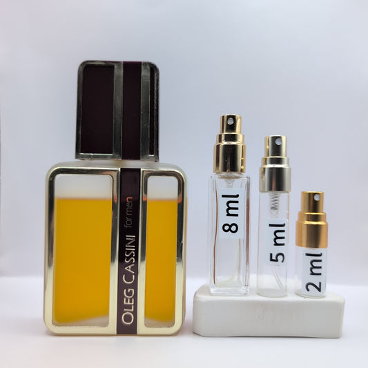 Oleg Cassini Cologne for Men 1980's Batch, Perfume Sample