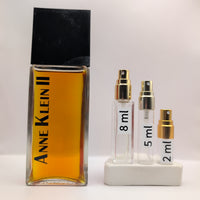 AnneKlein 2 II EDP 1980's Batch, Women Perfume Sample