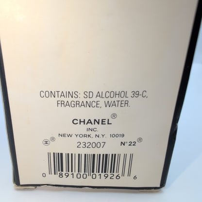 No 22 EDT 1990's Bottle, Women Perfume Sample