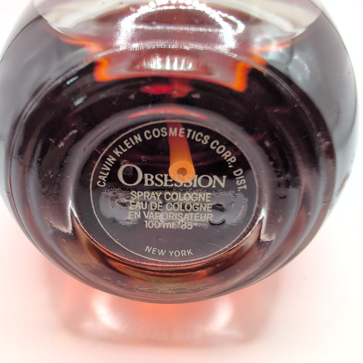 Obsession Cologne for Women 1980's Bottle, Perfume Sample