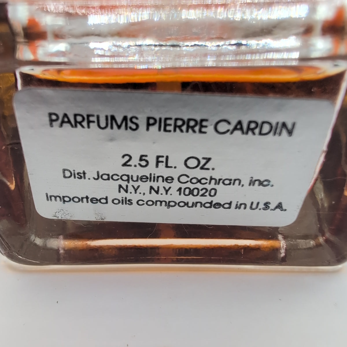 Cardin De for Women EDT 1980's Bottle, Perfume Sample