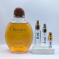 Obsession For men EDT 1994 Bottle, Perfume Sample