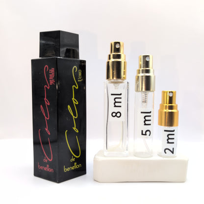 Colors De EDT for Men 1990 Bottle, Perfume Sample