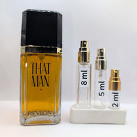 That Man Cologne 1980's Bottle, Men Perfume Sample
