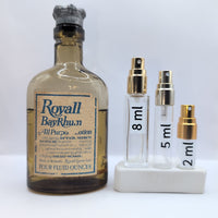 Royall BayRhum Aftershave (Cologne) 1980's Bottle, Men Perfume Sample