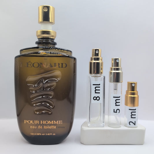 Leonard Pour Homme EDT 1988 Bottle, Men Perfume Sample