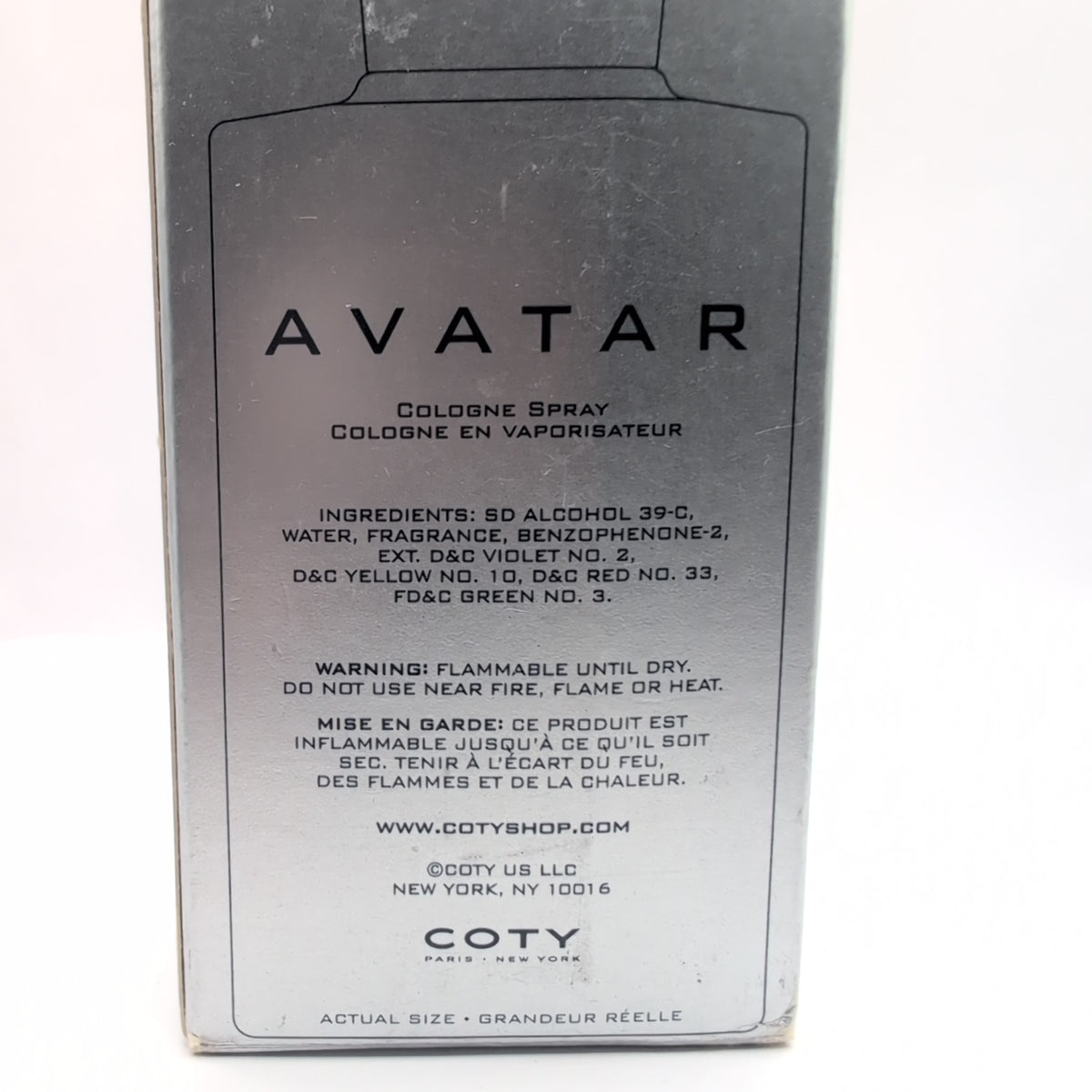 Avatar Cologne 1997 Bottle, Men Perfume Sample