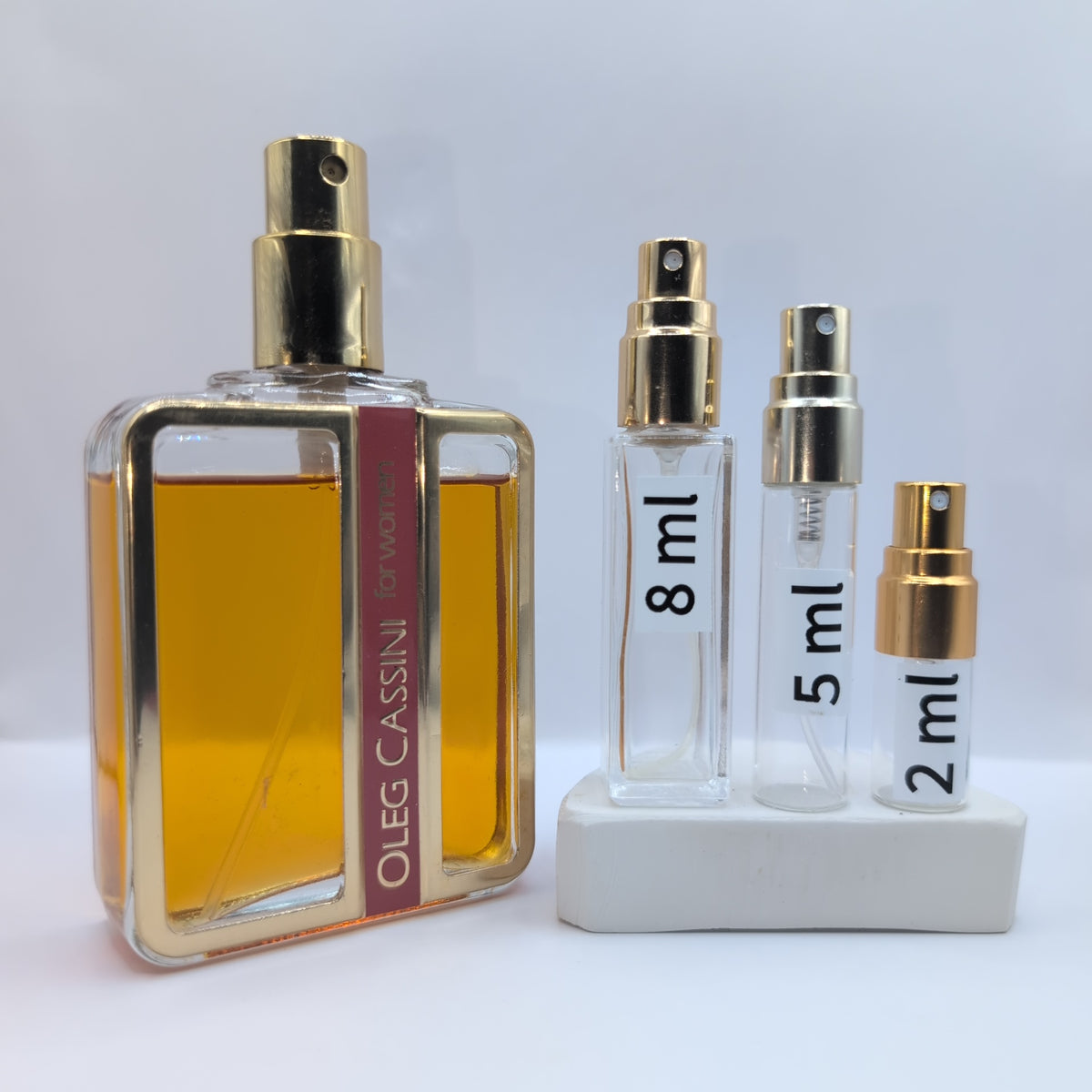 Oleg Cassini Cologne for Women 1980's Bottle, Perfume Sample
