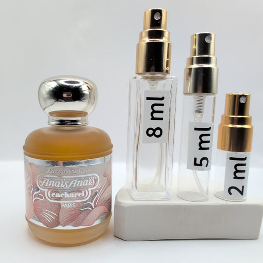 Anais Anais Eau De Parfum 1984 Bottle, Women Perfume Sample
