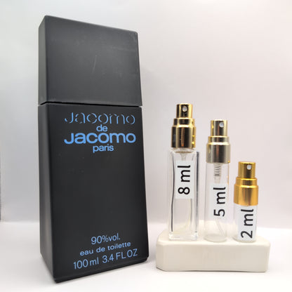 de Jacomo for Men EDT 1980's Bottle, Perfume Sample