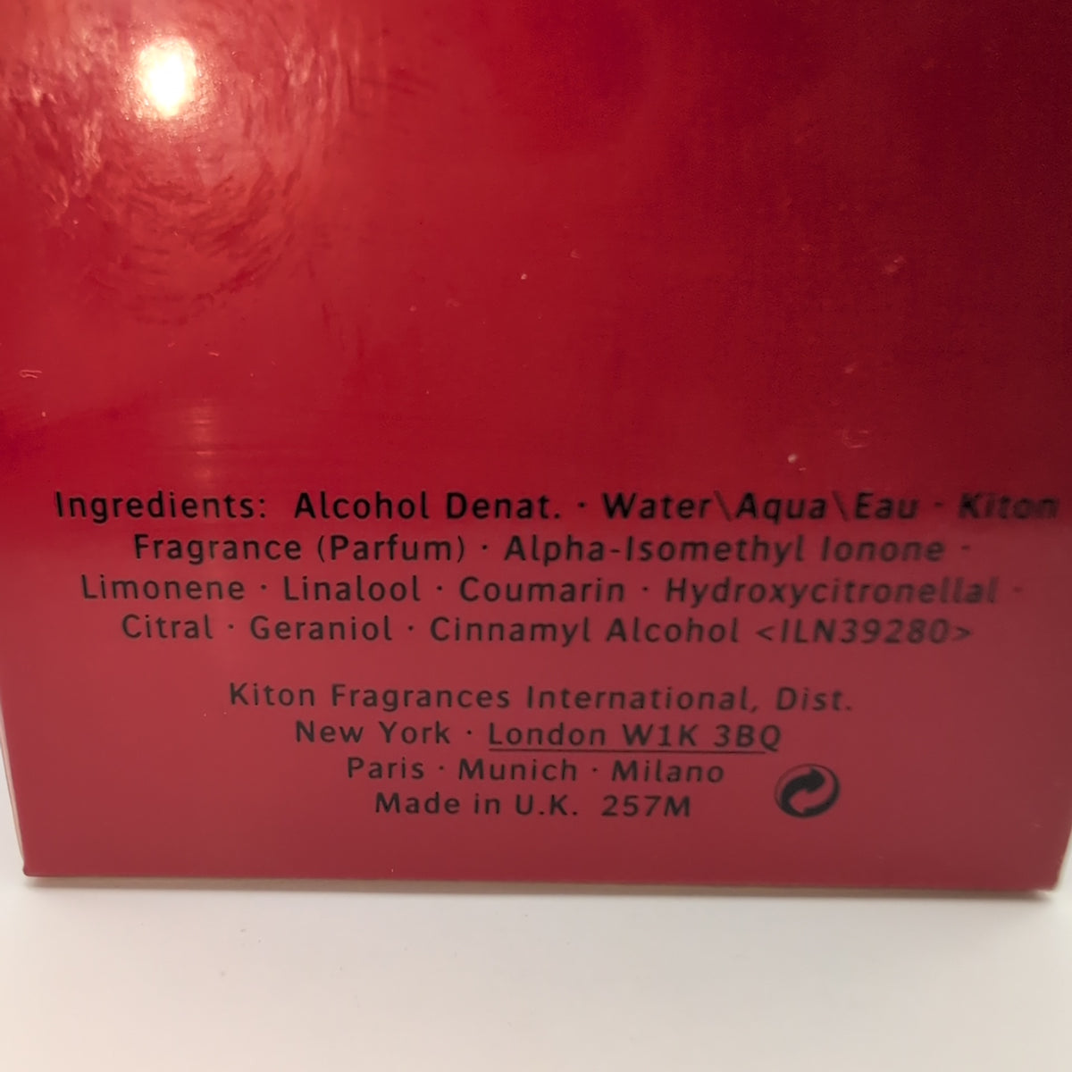 KitonMen EDT 2003 Bottle, Perfume Sample