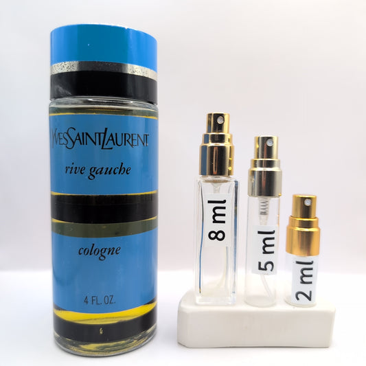 Rive Gauche for Women Cologne 1991 Bottle, Perfume Sample