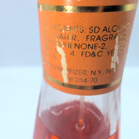 L'Origan Cologne 1980's Pfizer Bottle, Women Perfume Sample