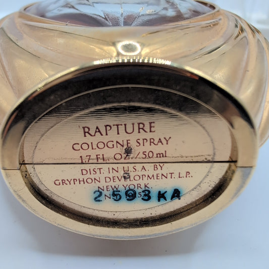 Rapture Cologne 1992 Bottle, Women Perfume Sample