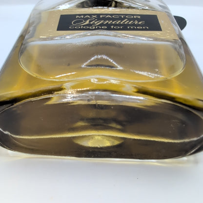 MaxFactor Signature for Men Cologne 1970's Bottle, Perfume Sample