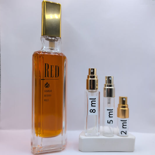 Red for Women EDT 1994 Bottle, Perfume Sample