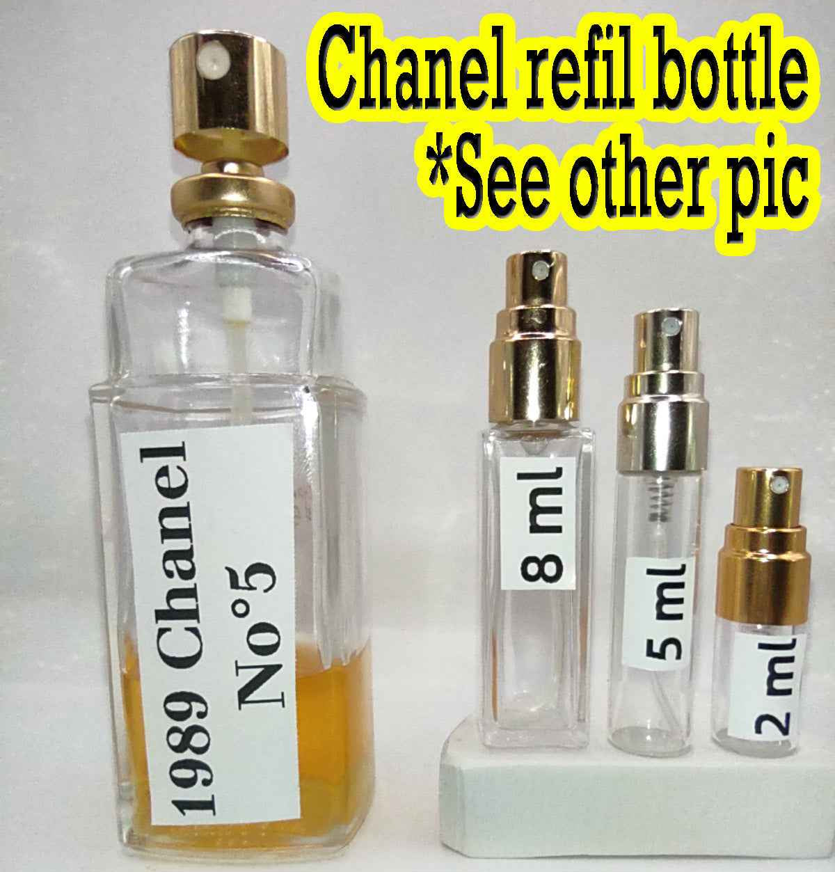 CHANEL NO 5 EDT, 1980's Batch, Women, Unisex | Vintage Decant Cologne Perfume Fragrance Samples