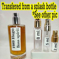 HUGO BOSS Spirit EDT, 1986 Batch, Men | Vintage Decant Cologne Perfume Fragrance Samples