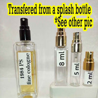 PAUL SEBASTIAN PS Fine Cologne EDT, 1990's Batch, Men | Vintage Decant Cologne Perfume Fragrance Samples